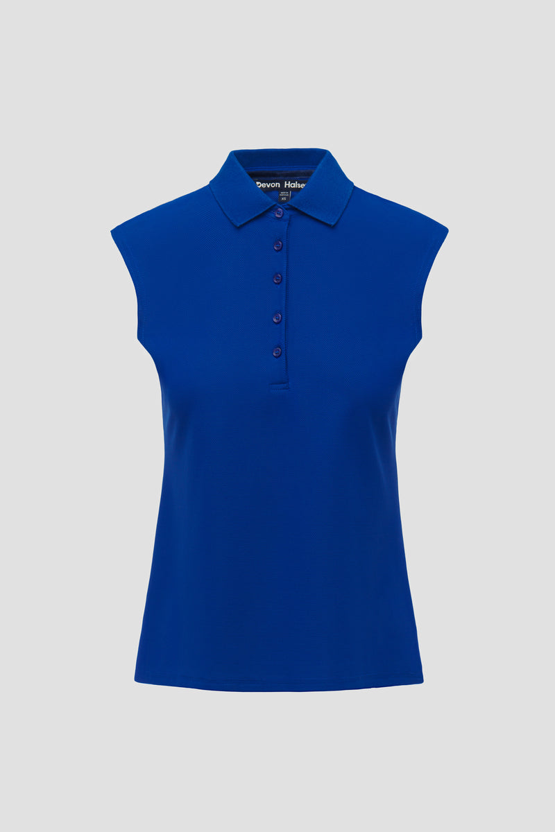 ★andar★ Airy Fit PK Polo Sleeveless Sleeveless Convertible Zip Mock Polo – EPNY