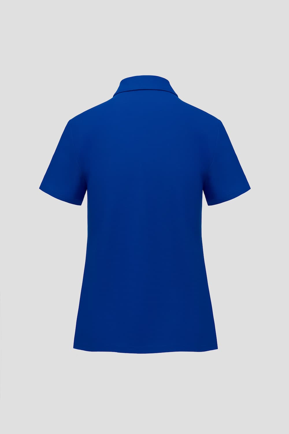 Blue classic polo shirt back