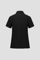 Black classic polo shirt back