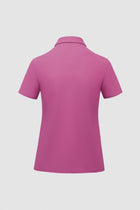 Spring pink classic polo shirt back