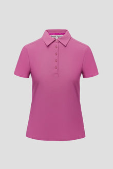 Spring pink classic polo shirt