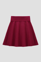 Beaujolais a-line knit skirt with waist compression