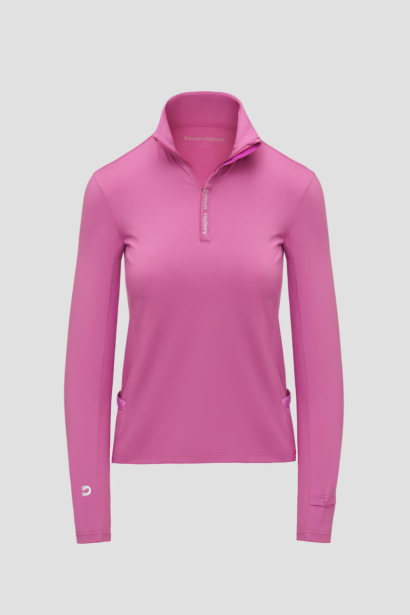 Color:Spring Spring pink long-sleeve athletic shirt