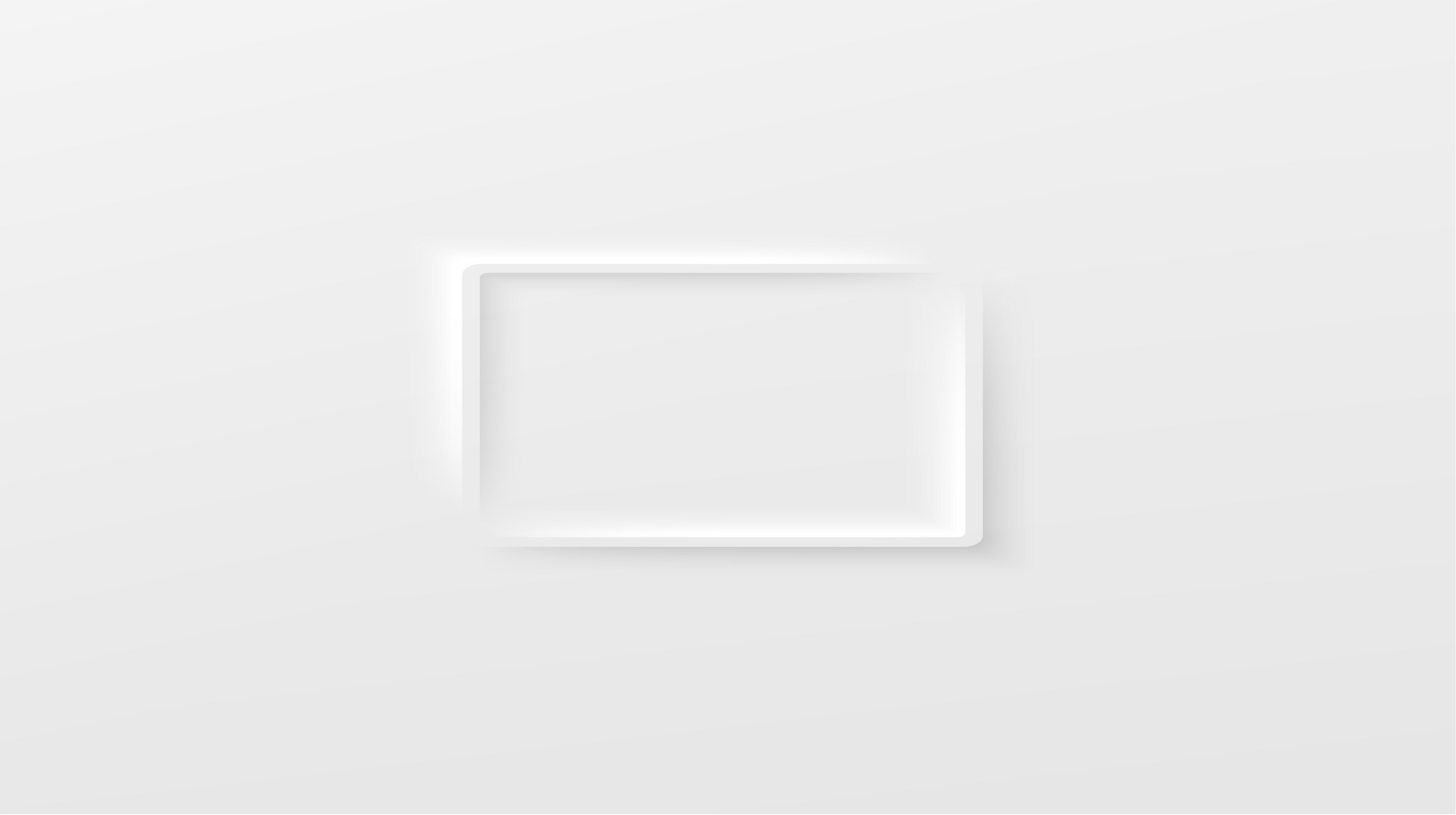 White rectangular frame on a light gray background