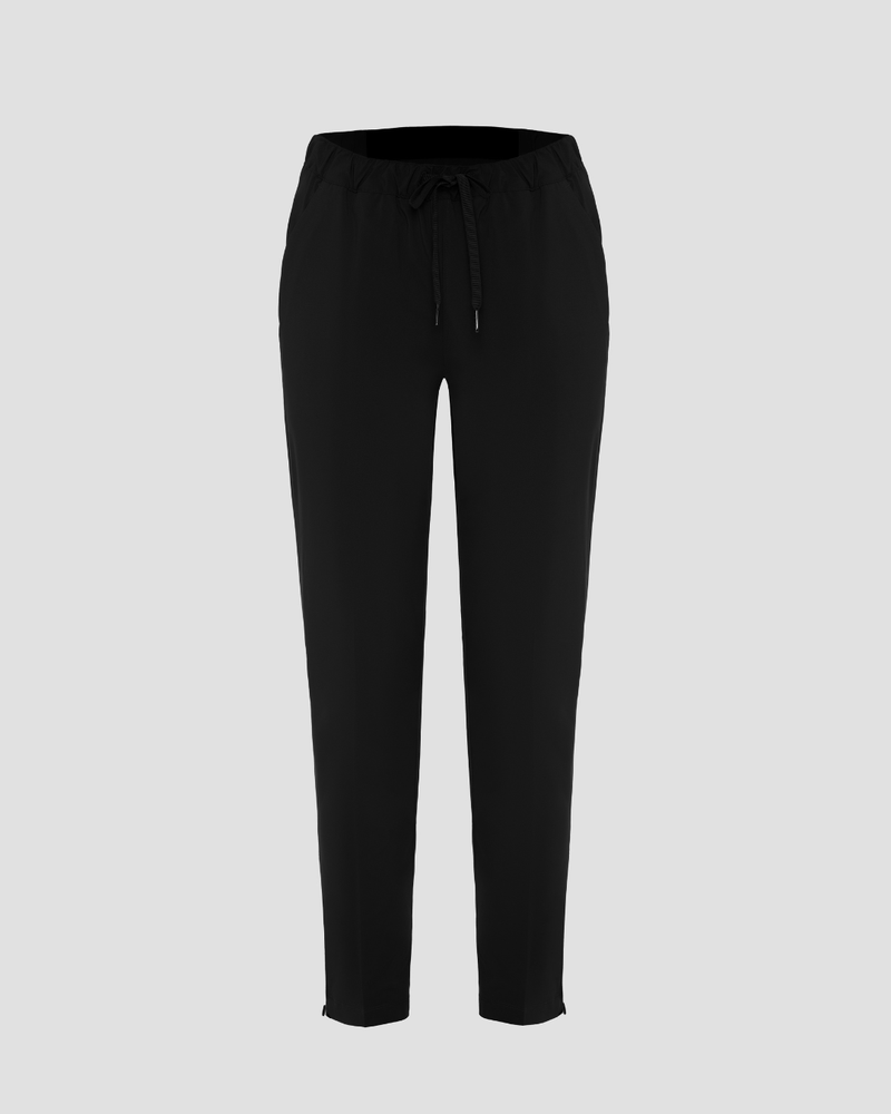 Night black lightweight Jac Jogger pants with a drawstring