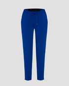 Color:Blu Blue lightweight Jac Jogger pants with a drawstring
