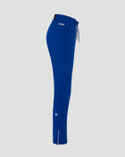 Blue lightweight Jac Jogger pants with a drawstring side view