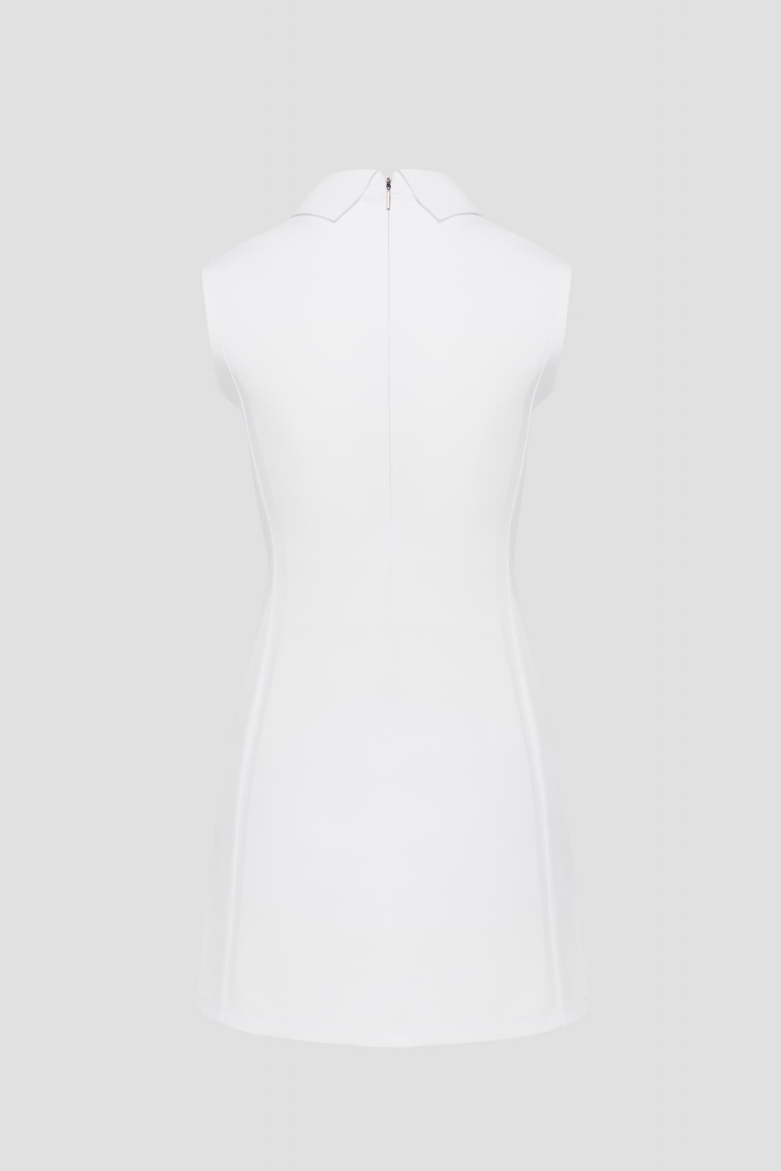 White Jana athletic with back zipper