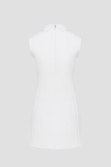 White Jana athletic with back zipper