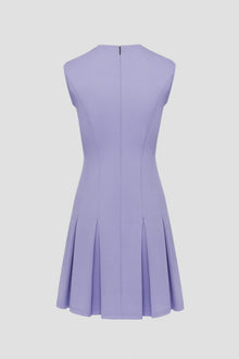 Purple athletic dress for women back