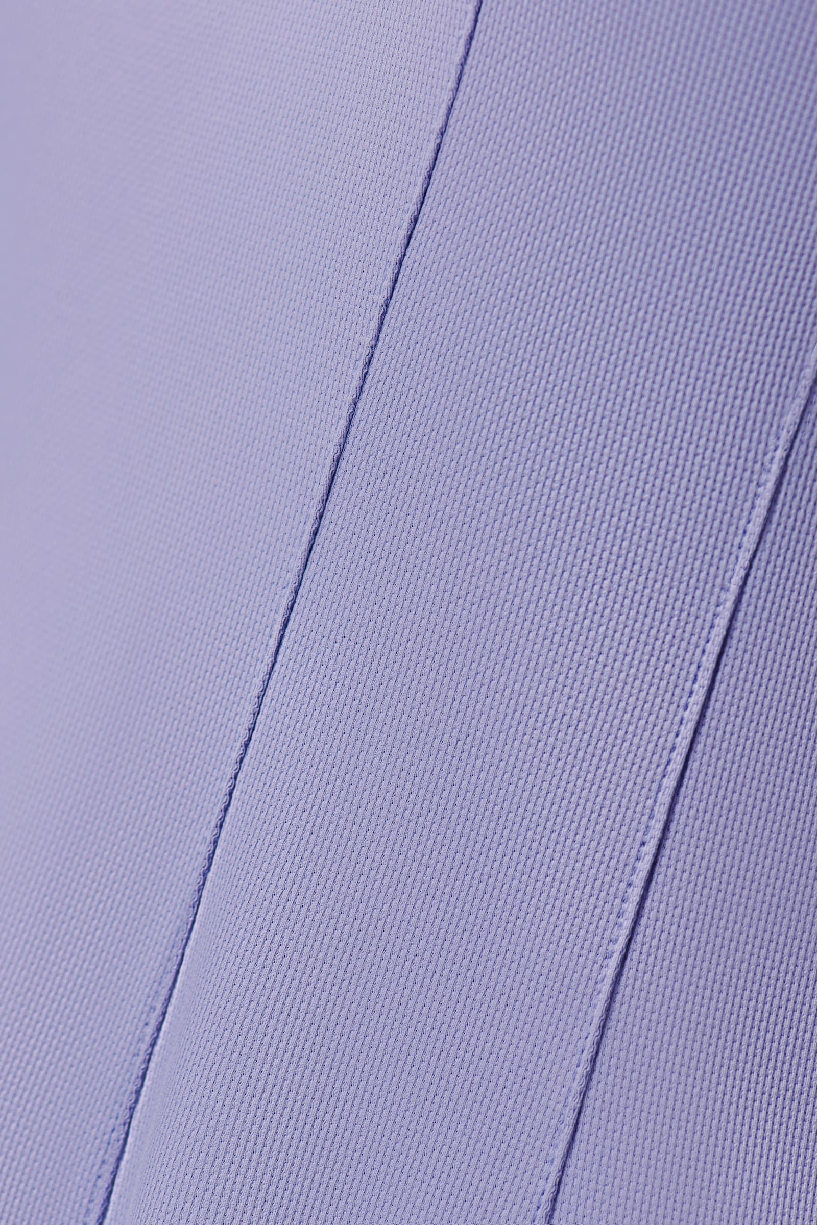 Purple athletic dress macro shot made of pique knit